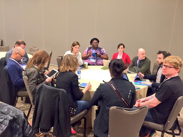 A in STEAM Discussion at EdCampATX session 