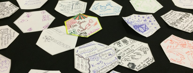 Hexagonal Thinking & Sketchnoting During Keynote Session
